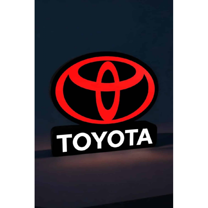 Lampe LED 3D Toyota Lightbox