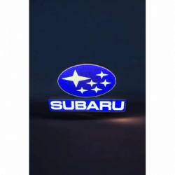 Lampe LED 3D Subaru Lightbox