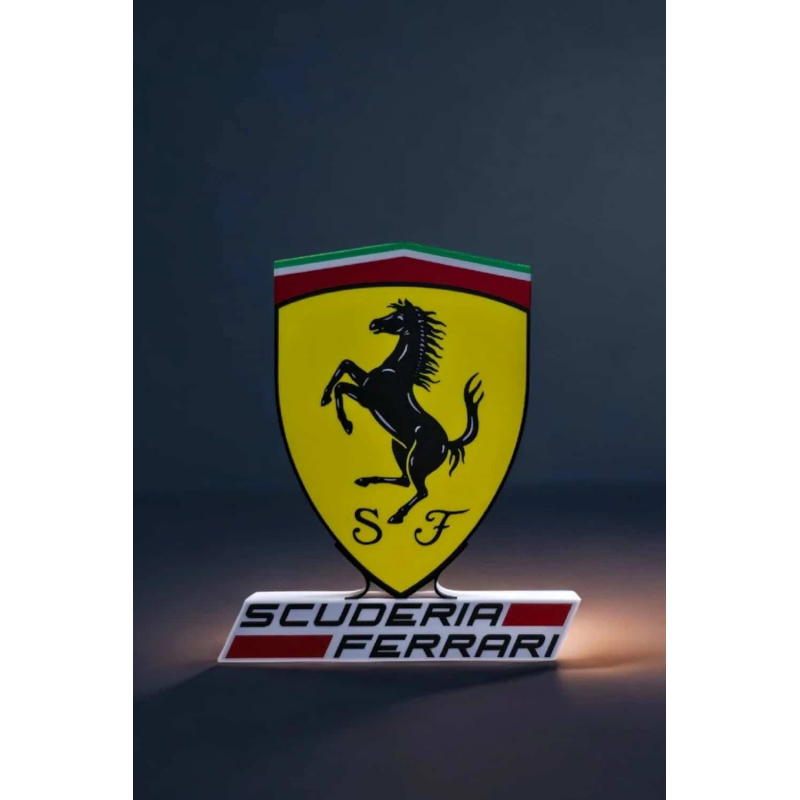 Lampe LED 3D Scuderia Ferrari
