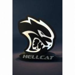 Lampe LED 3D Hellcat Lightbox