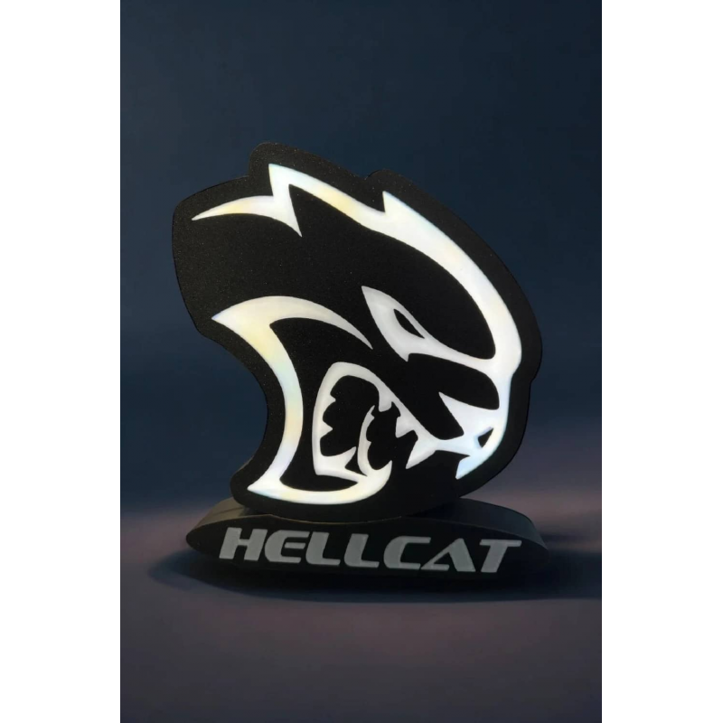 Lampe LED 3D Hellcat Lightbox