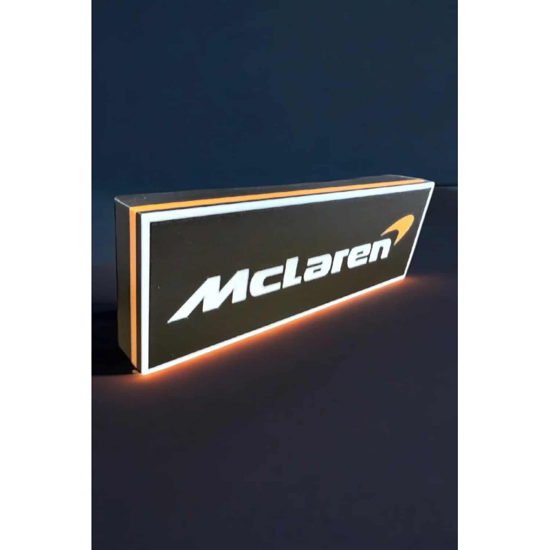 Lampe LED 3D McLaren Lightbox
