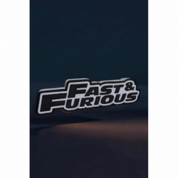 Lampe LED 3D Fast & Furious Lightbox