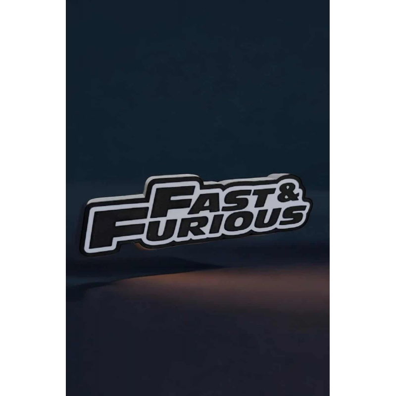 Lampe LED 3D Fast & Furious Lightbox