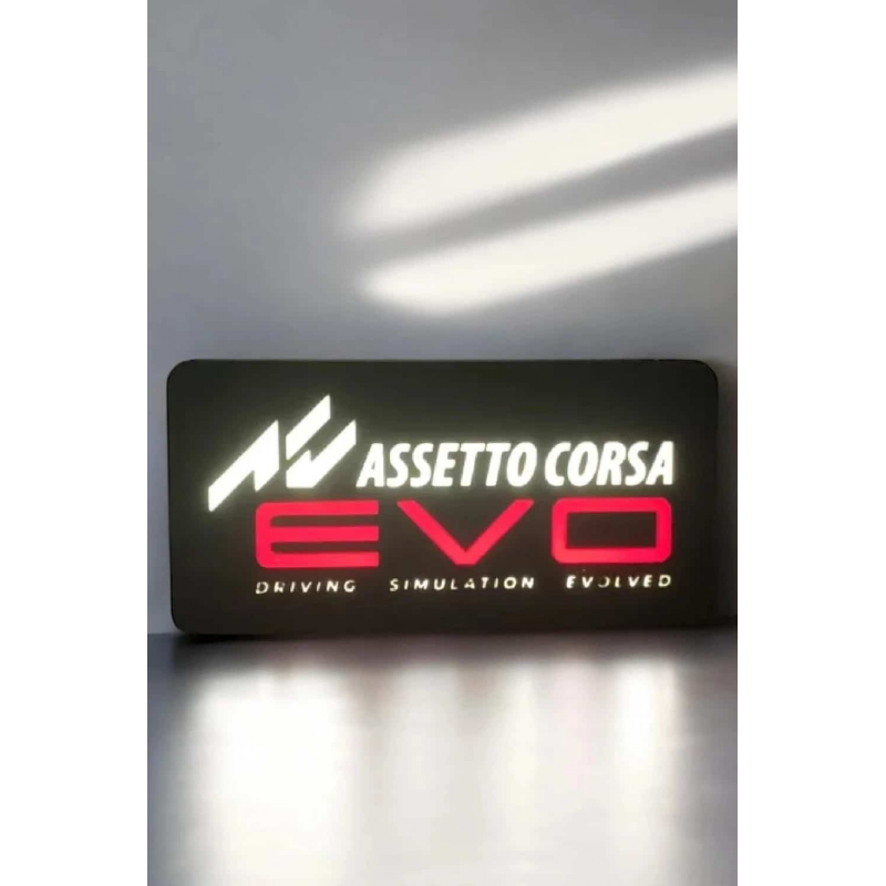 Lampe LED 3D Assetto Corsa EVO