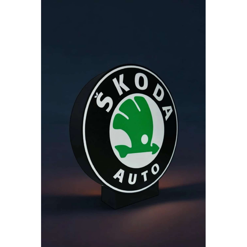 Lampe LED 3D Škoda Auto Lightbox