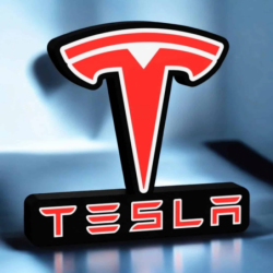 Lampe LED 3D Tesla Lightbox