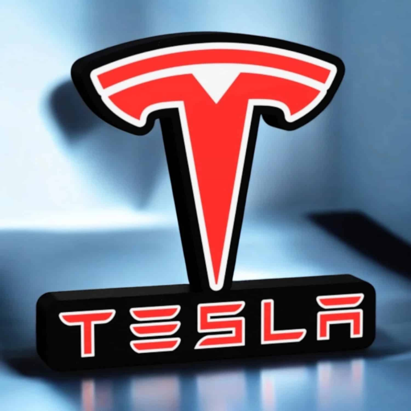 Lampe LED 3D Tesla Lightbox