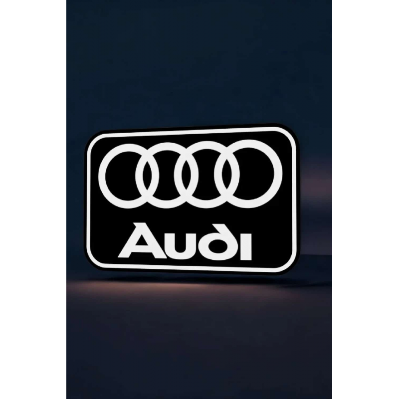 Lampe LED 3D Audi Lightbox