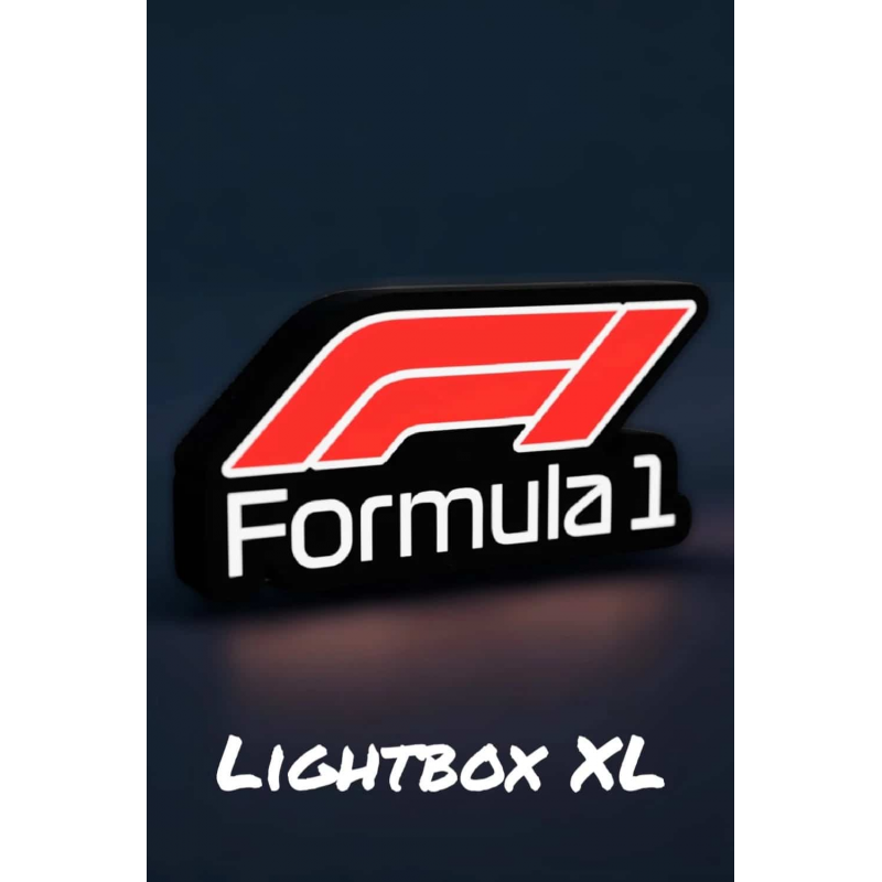 Lampe LED 3D Formula 1 Lightbox XL