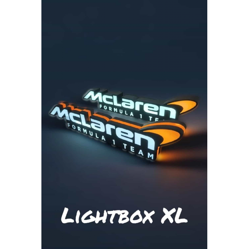 Lampe LED 3D McLaren F1 Lightbox XL