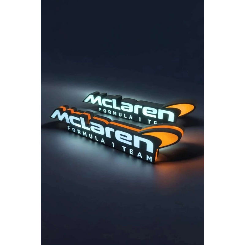 Lampe LED 3D McLaren Lightbox