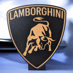 Lampe LED 3D Lamborghini Lightbox