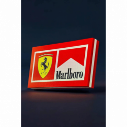 Lampe LED 3D Ferrari Marlboro