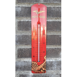 Thermomètre décoratif extérieur en émail...