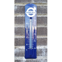 Thermomètre décoratif extérieur en émail...