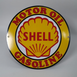 Shell plaque émaillée