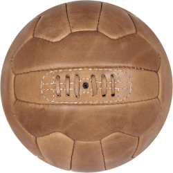ballon foot vintage cuir