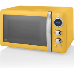 micro-ondes Swan vintage Jaune