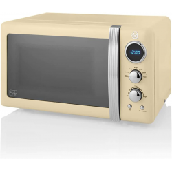 micro-ondes Swan vintage Crème