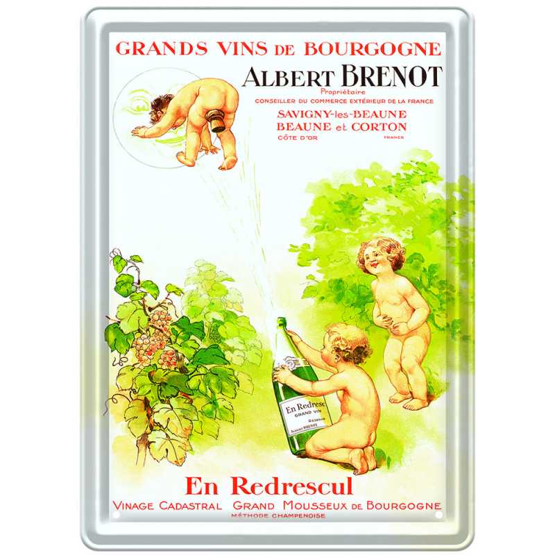 Plaque métal "EN REDRESCUL" Plaque métal "EN REDRESCUL"