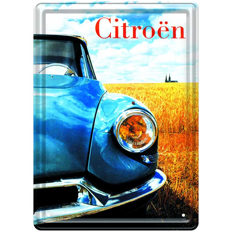Plaque métal "Citroën DS Chartres". Plaque métal "Citroën DS Chartres".