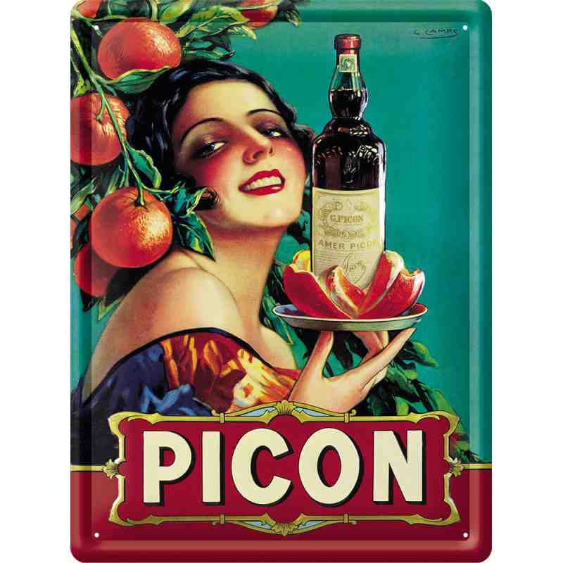 Plaque vintage apéritif Picon Plaque vintage apéritif Picon