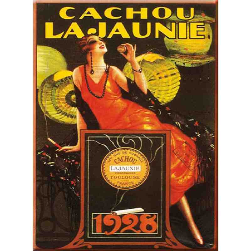 Plaque Métal "Cachou Lajaunie" 15 x 20 Plaque Métal "Cachou Lajaunie" 15 x 20