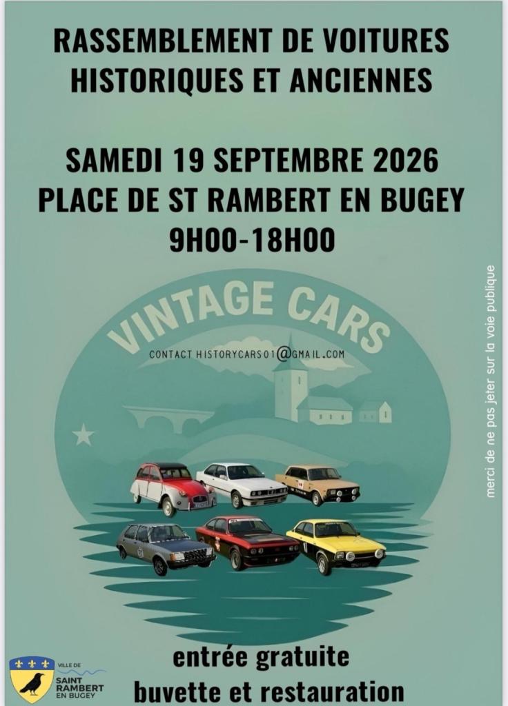 Véhicule St Rambert en Bugey