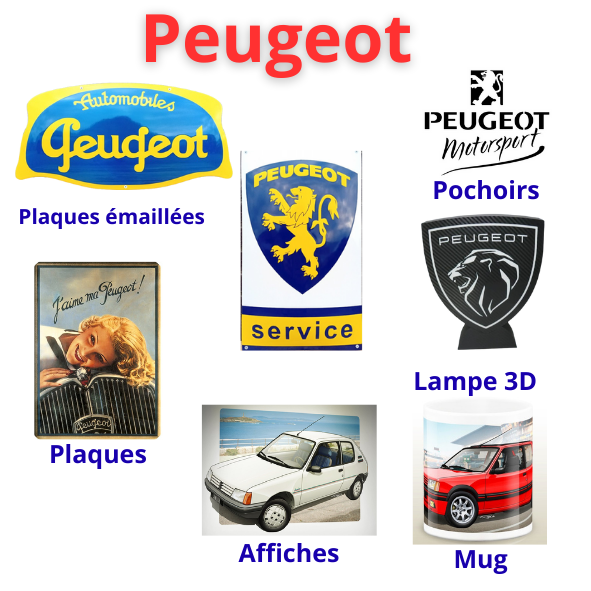 Objets Peugeot